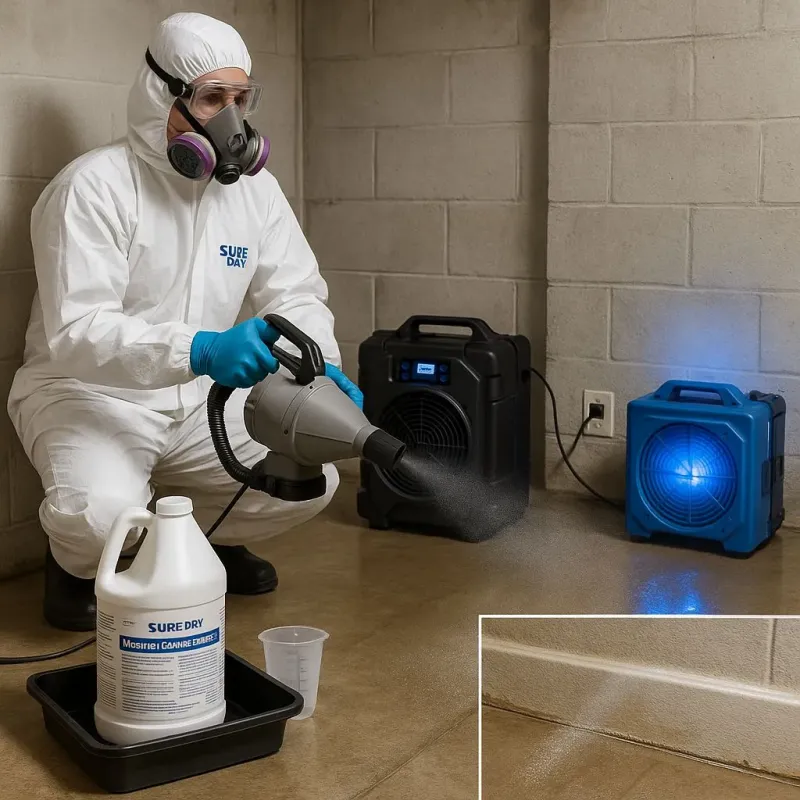 Sanitization and Odor Removal process in Corcoran, CA
