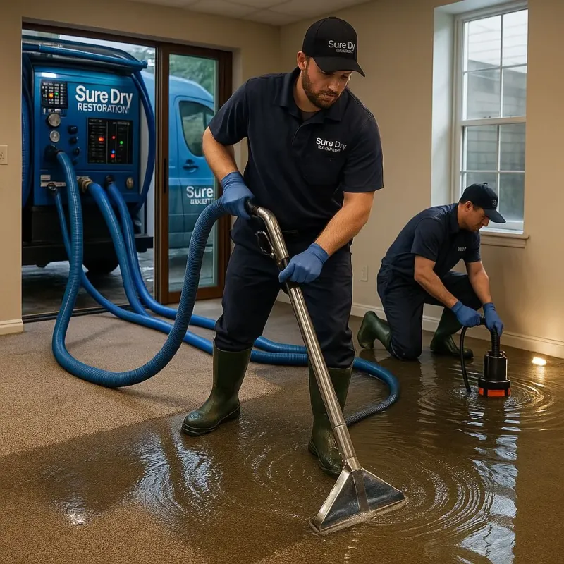 Water Extraction and Removal process in Corcoran, CA